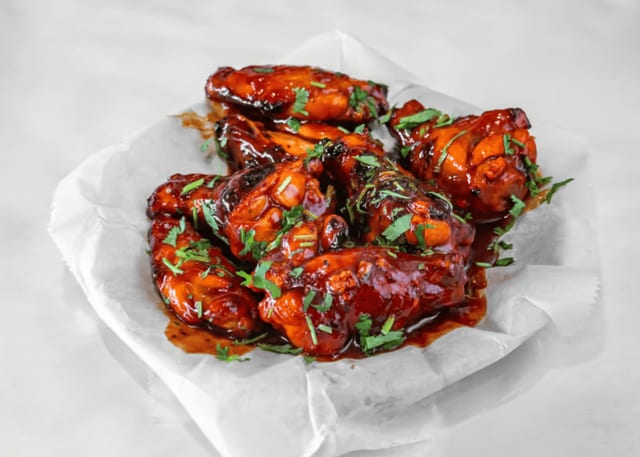 CHICKEN BBQ WINGS TANDOORI (6 Pcs).