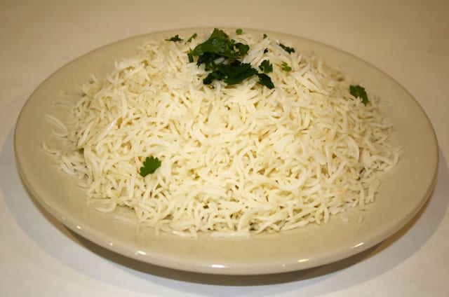 WHITE RICE.